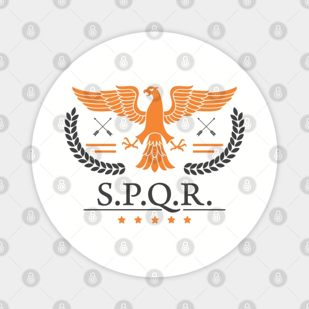 SPQR - Power, Order, Legacy Roman Empire Magnet by Anticorporati